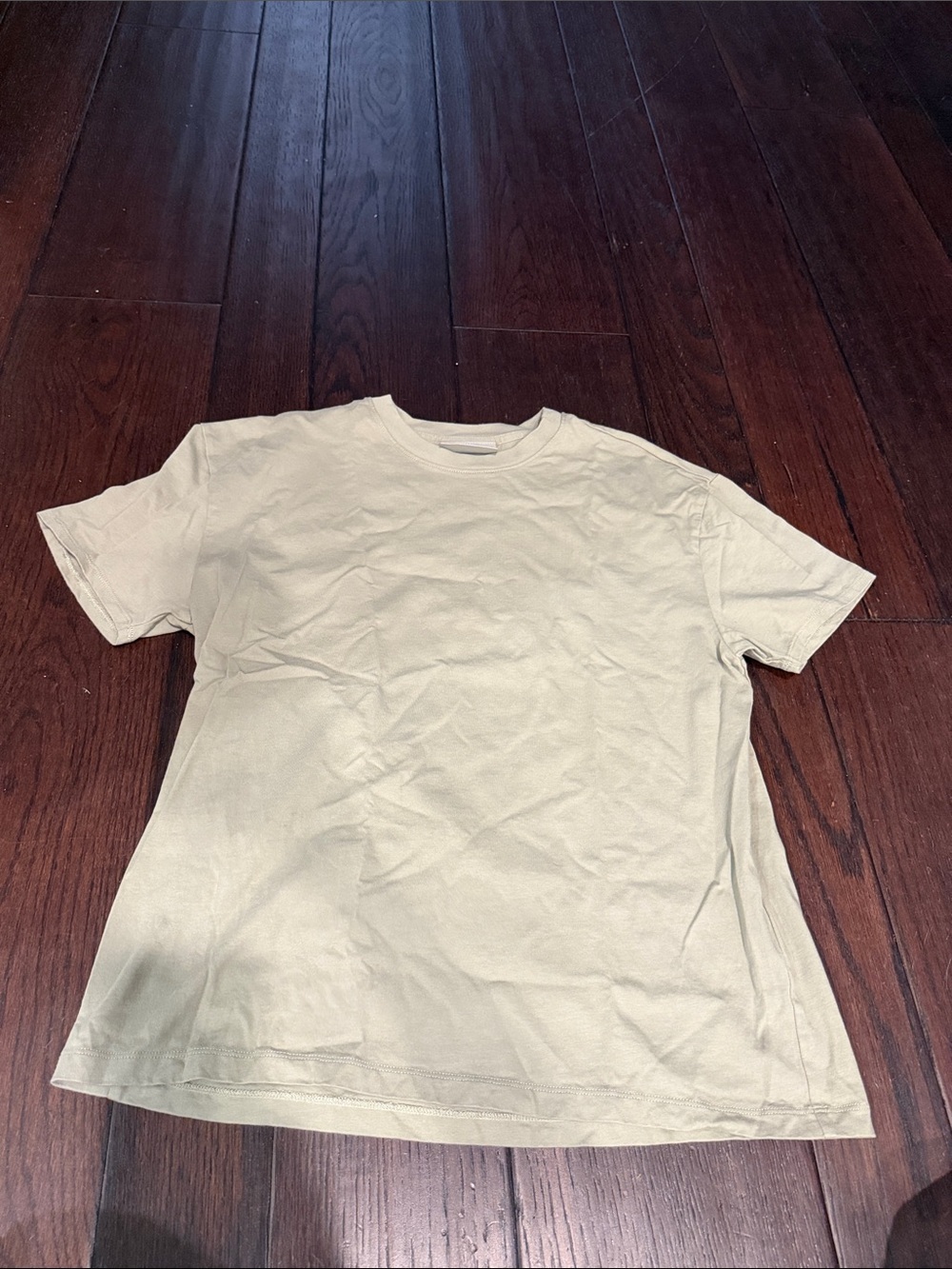 Essentials Men's Short Sleeve Crew Tee in a taupe color